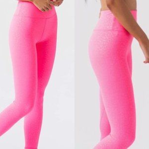 ZYIAHot Pink Leopard Light n Tight Hi-Rise 7/8 24"